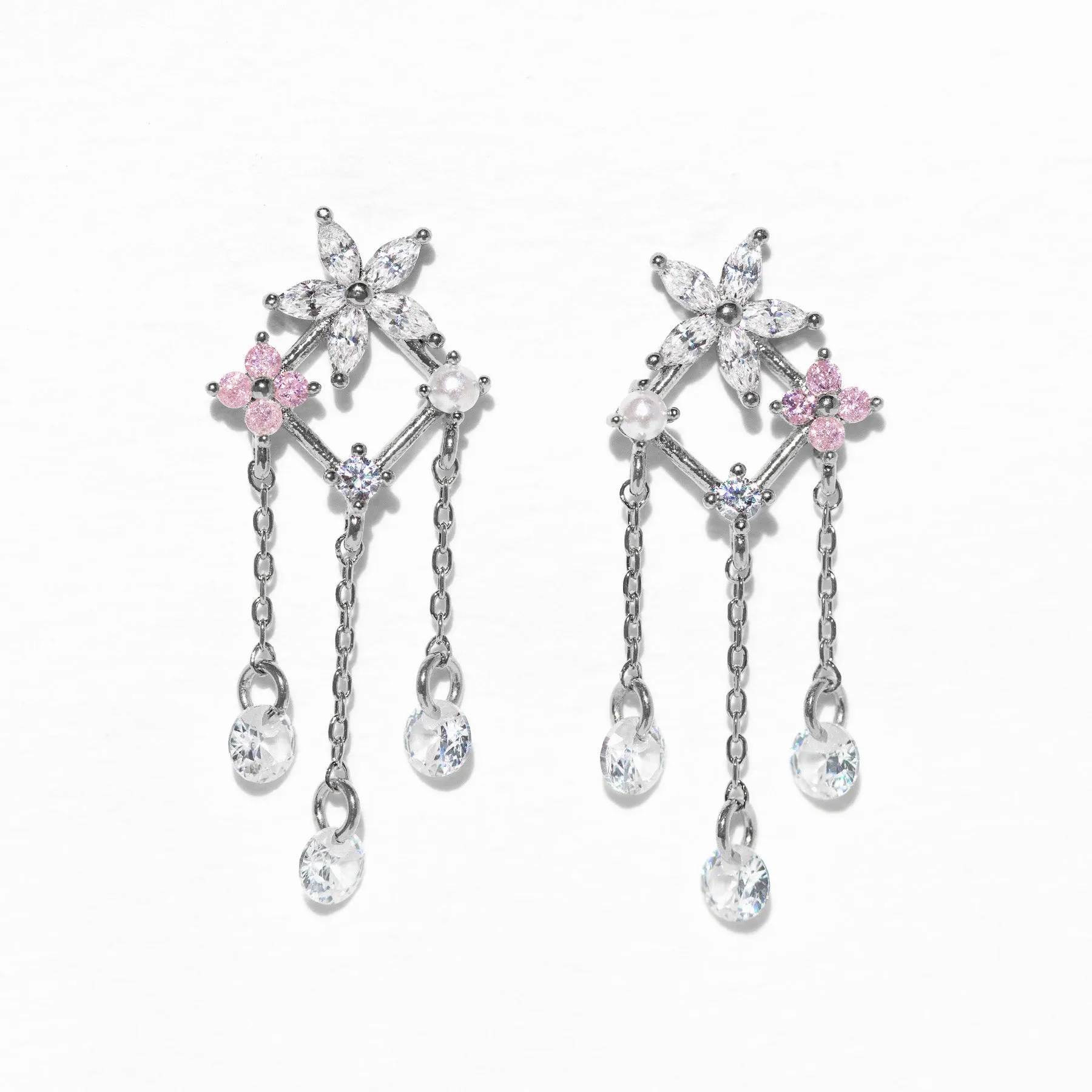 Raining Gems Dangle Earrings