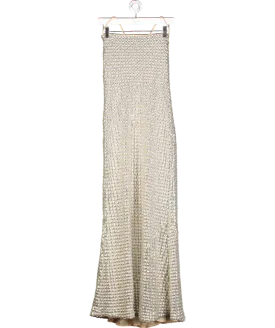 Rhode Metallic Jemima Maxi Dress UK 8
