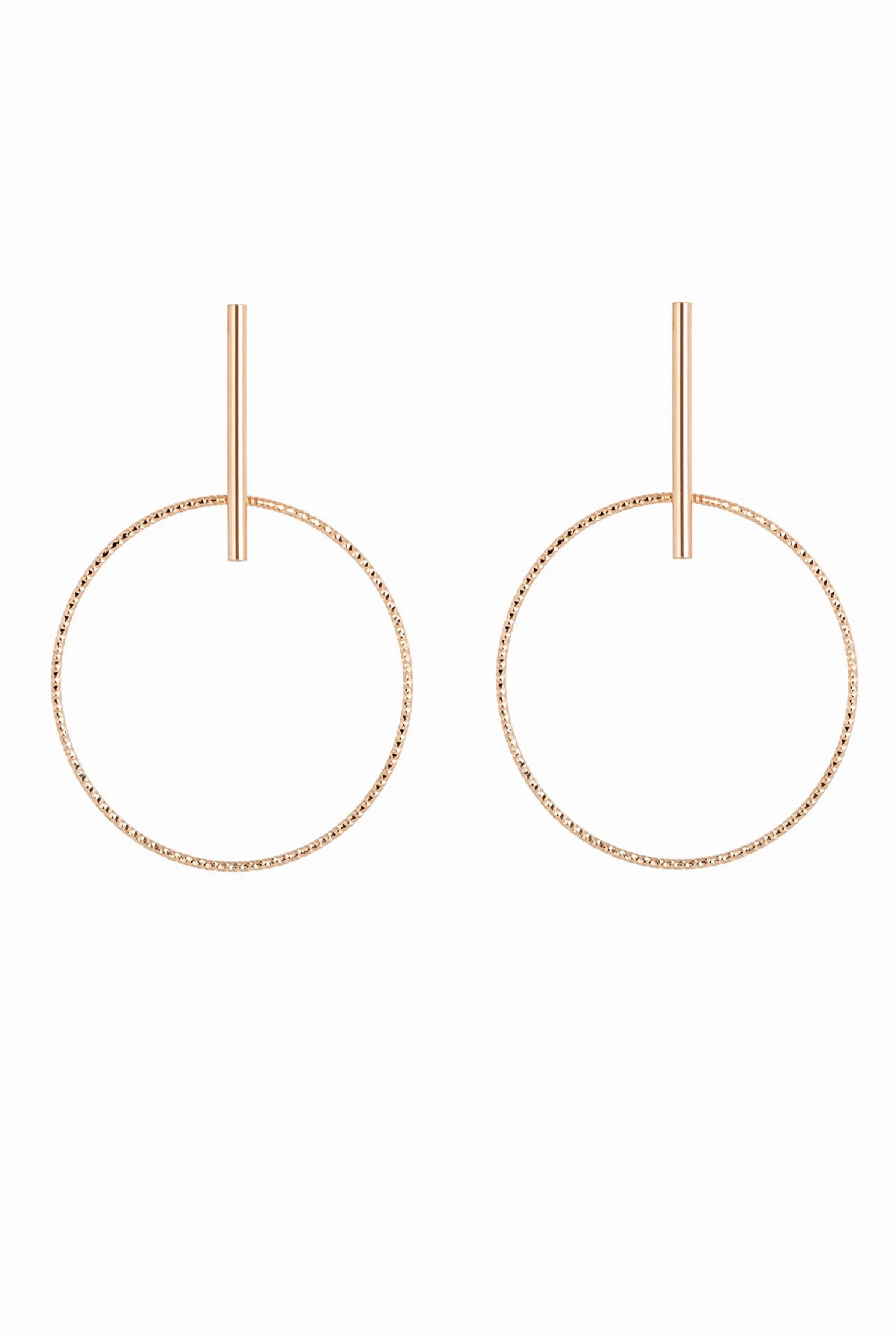 Rosegold Statement Earrings