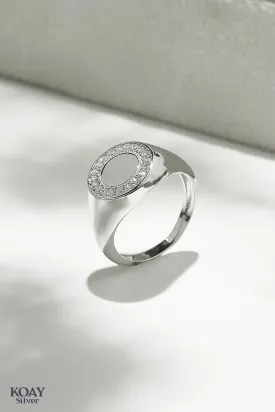 Round Zircon Ring