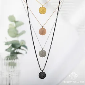 Shahada Necklace 18K Gold plated Round