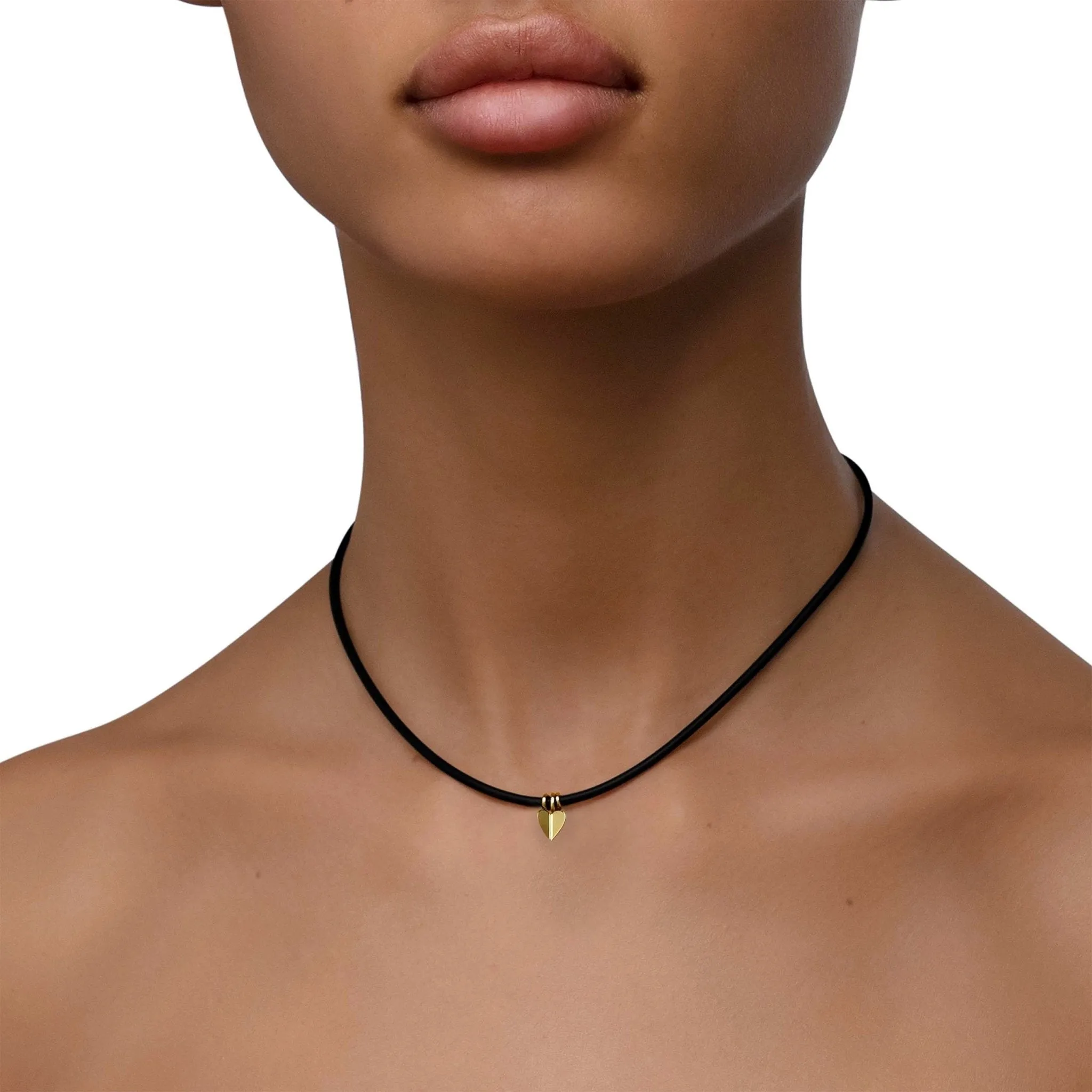 Small Rose Gold Wings of Love Alternative Necklace