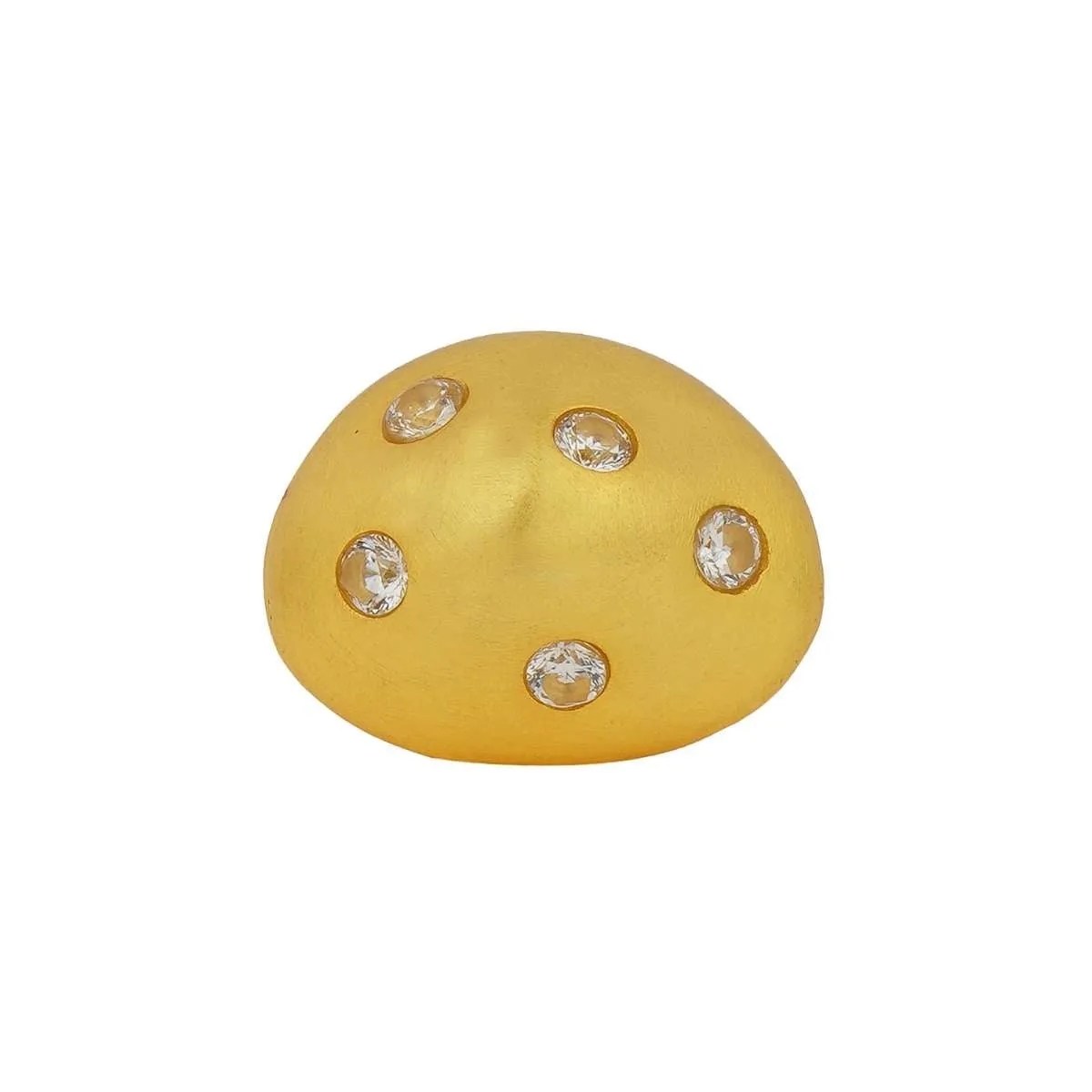 Sparkle in Gold Statement Ring
