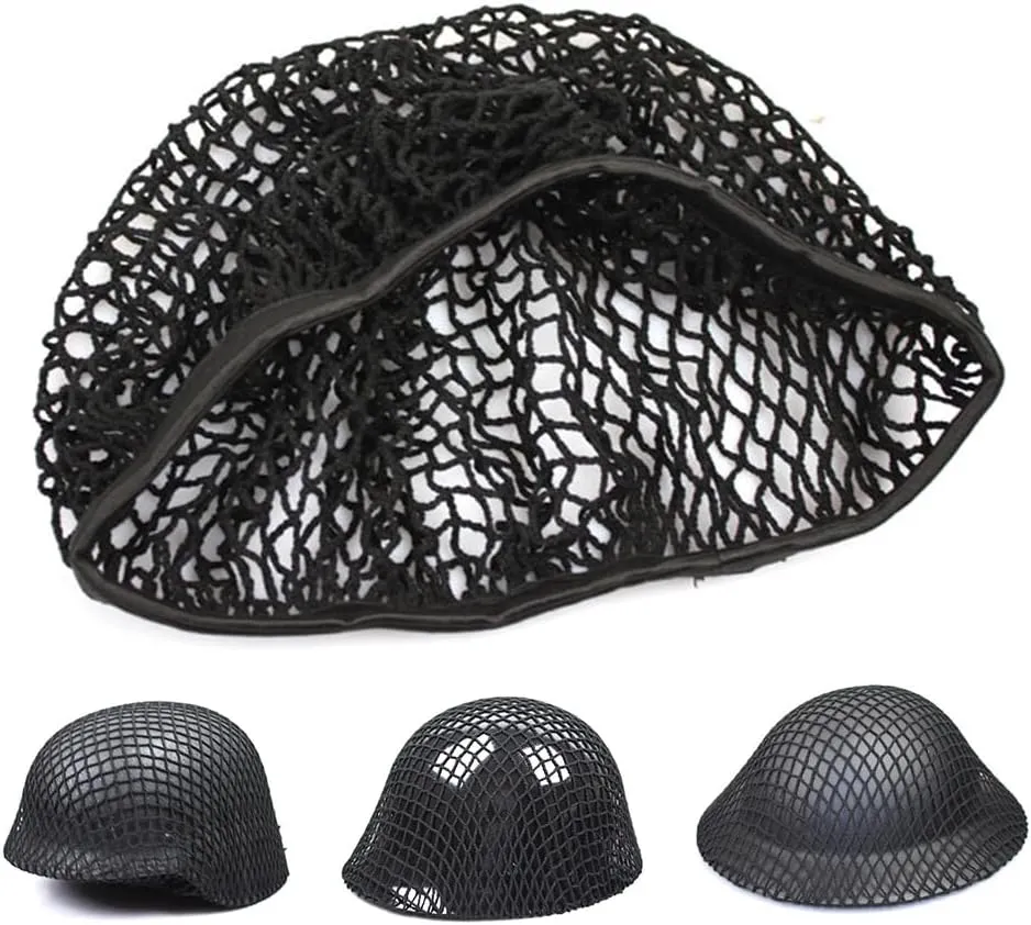 Tactics Airsoft Helmet Net Cover, Army Green Camouflage Net Cover for M1 M35 M88 MK1 MK2 GK80 Helmet