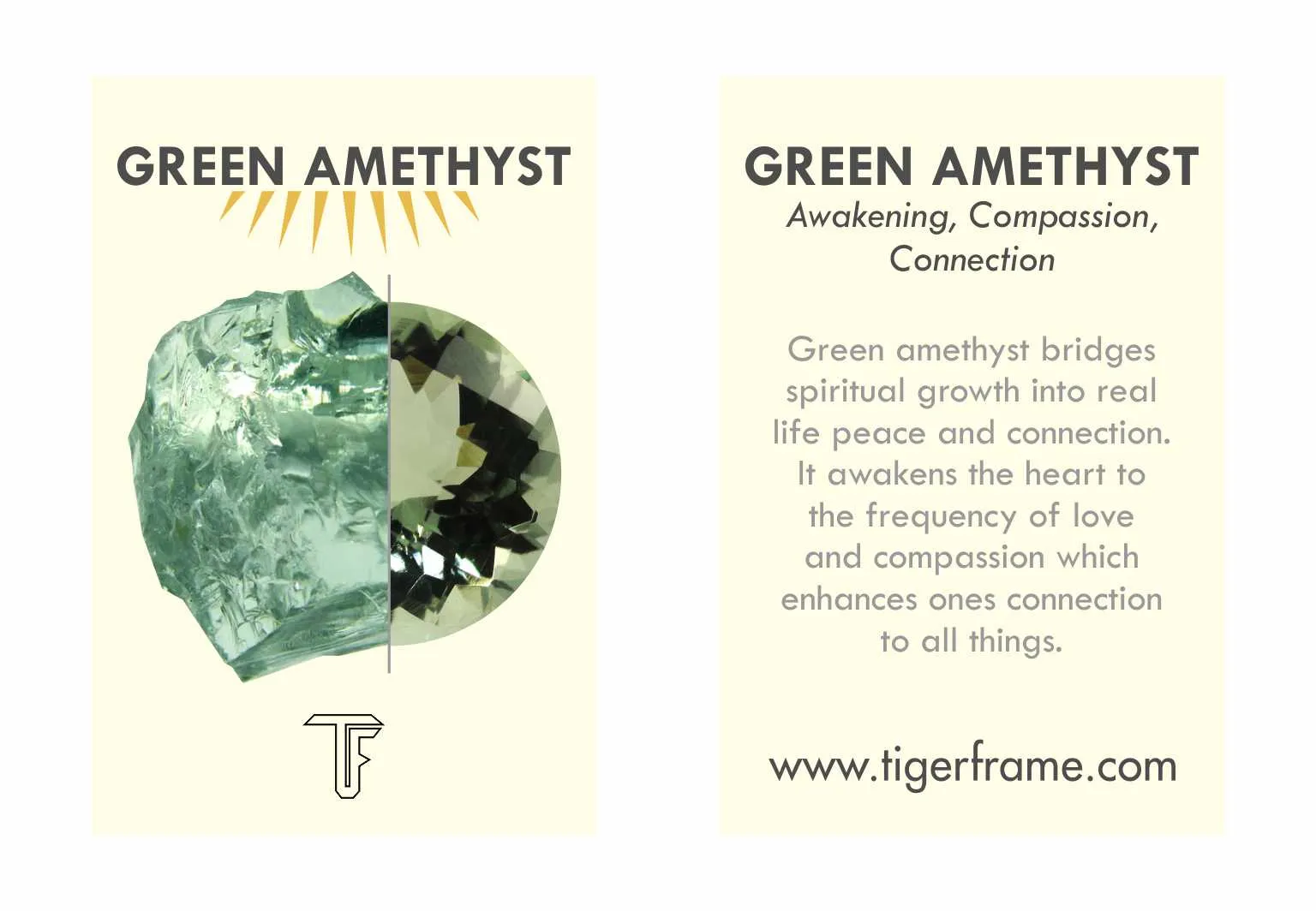 TEARDROP TASSEL - GREEN AMETHYST - SILVER