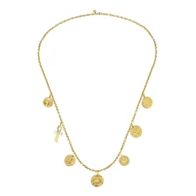 The Seven Pendant Coin Necklace