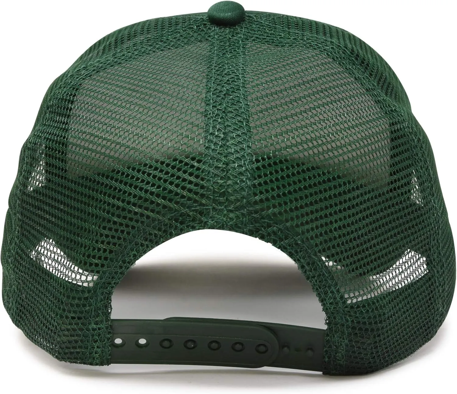 Trucker Hat Mesh Cap Solid Colors Lightweight with Adjustable Strap Small Braid
