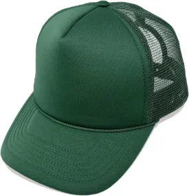 Trucker Hat Mesh Cap Solid Colors Lightweight with Adjustable Strap Small Braid