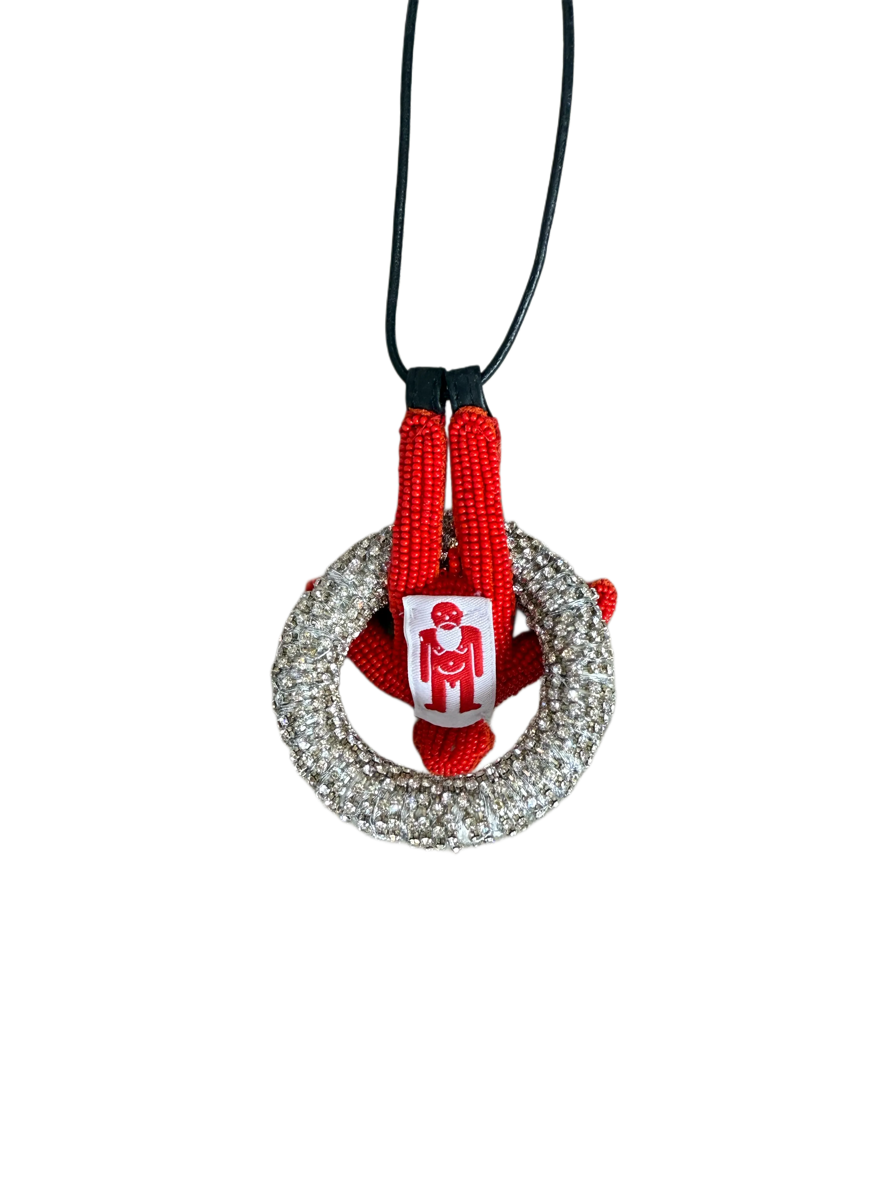 Walter Van Beirendonck Diamond Hole Necklace
