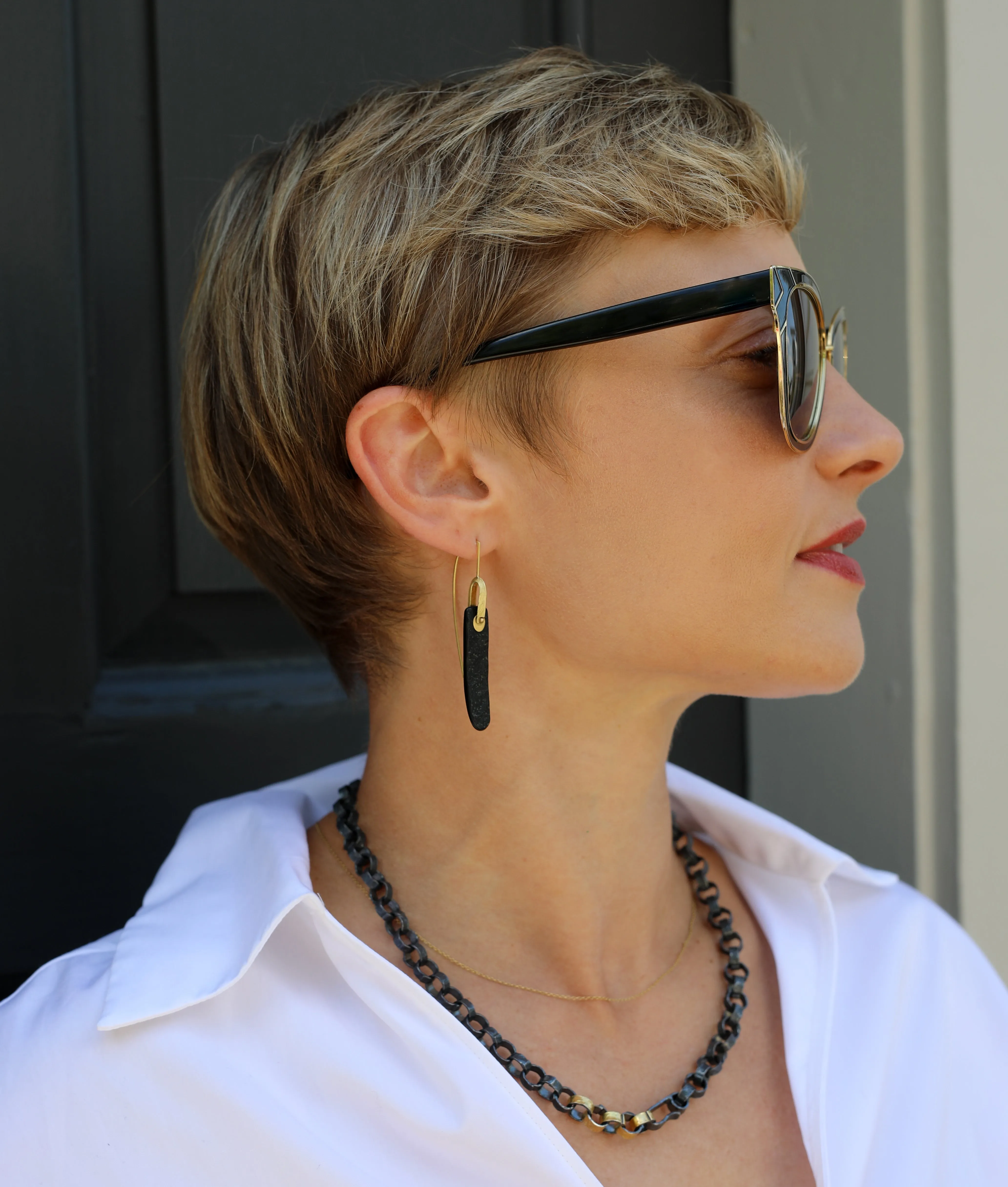 Wyoming Jade Bridle Bit Earrings