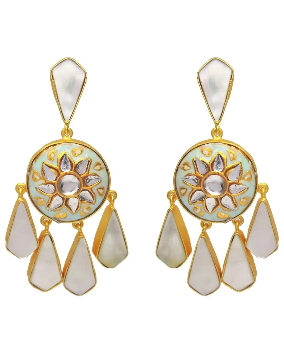 Zoha Earrings | Night & Sky